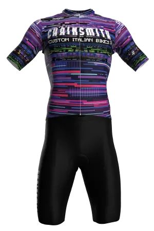COMPLETE ROSTI CHAINSMITH TEAM MENS JERSEY AND  BIB SHORTS