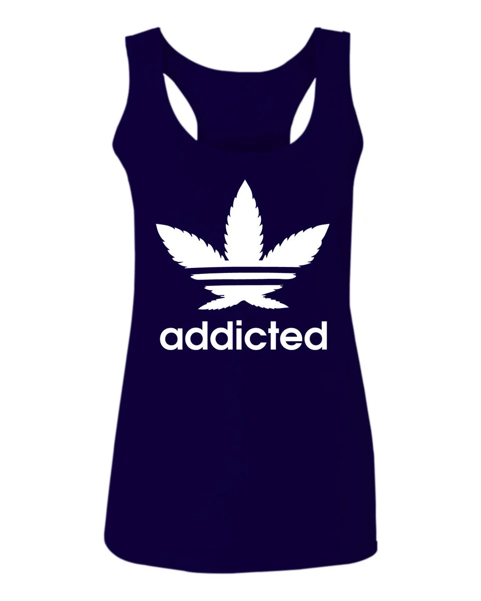 Cool Marijuana Weed Leaf Stoner Day high Pot  women's Tank Top sleeveless Racerback