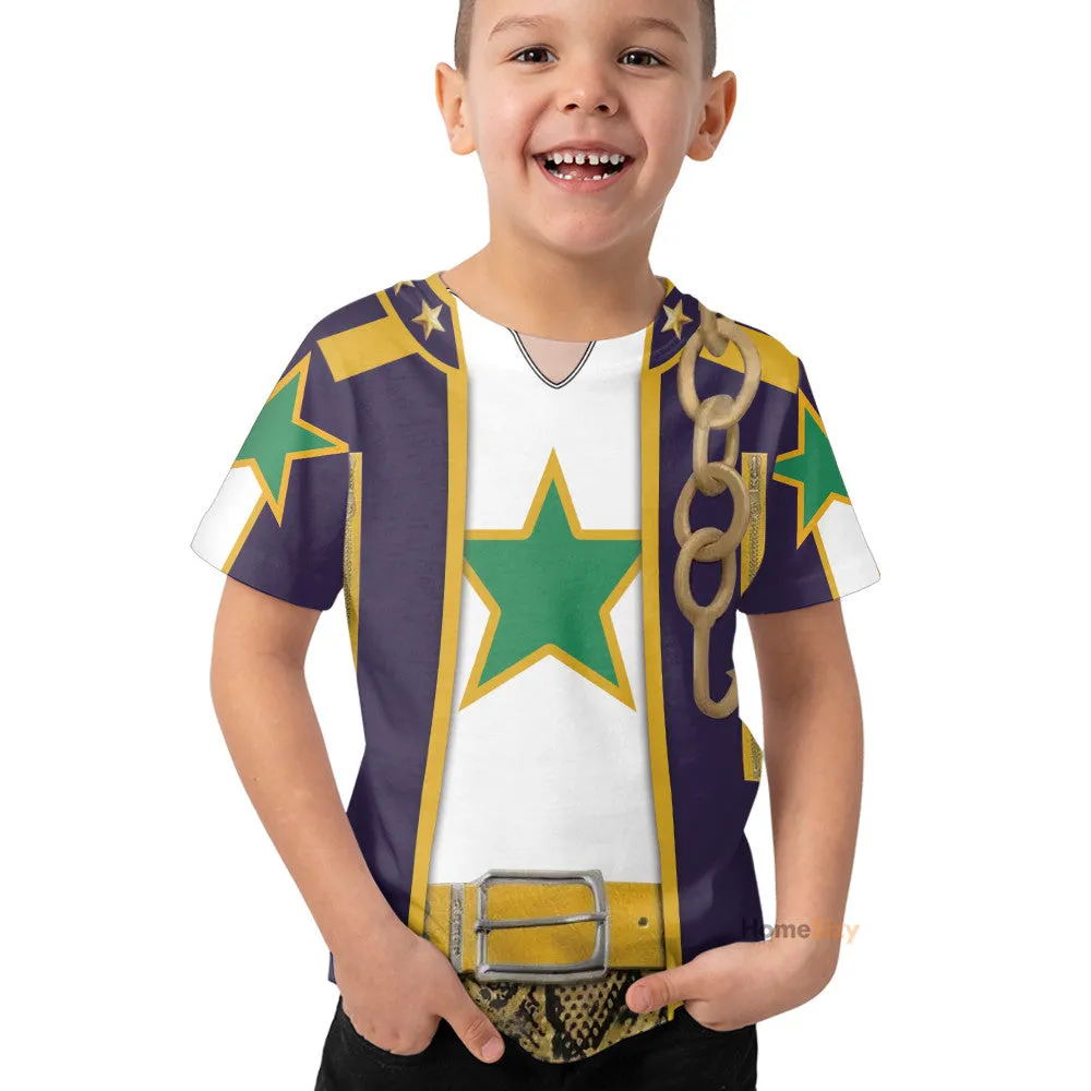 Cosplay Jotaro Kujo Custom Kid Tshirt QT208709Hf