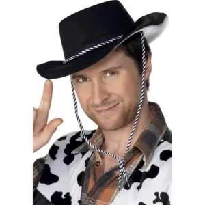 Cowboy Hat, Flocked Plastic