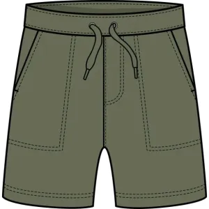 CR Sports Olive Terry Shorts