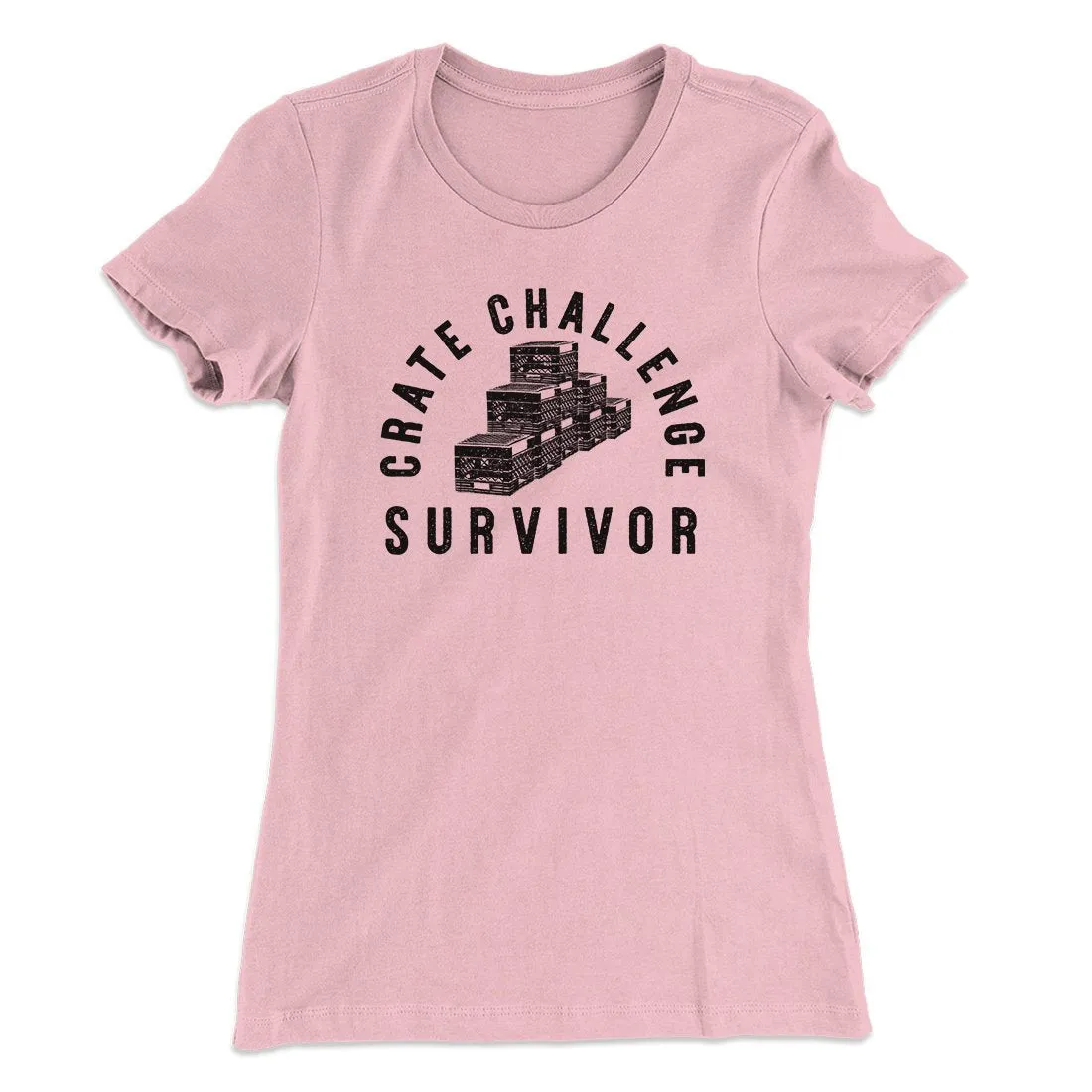 Crate Challenge Survivor 2021 Funny Women's T-Shirt