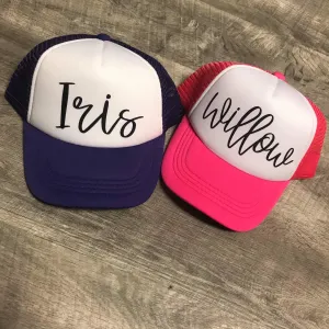 Custom Name Toddler SnapBack Trucker Hat
