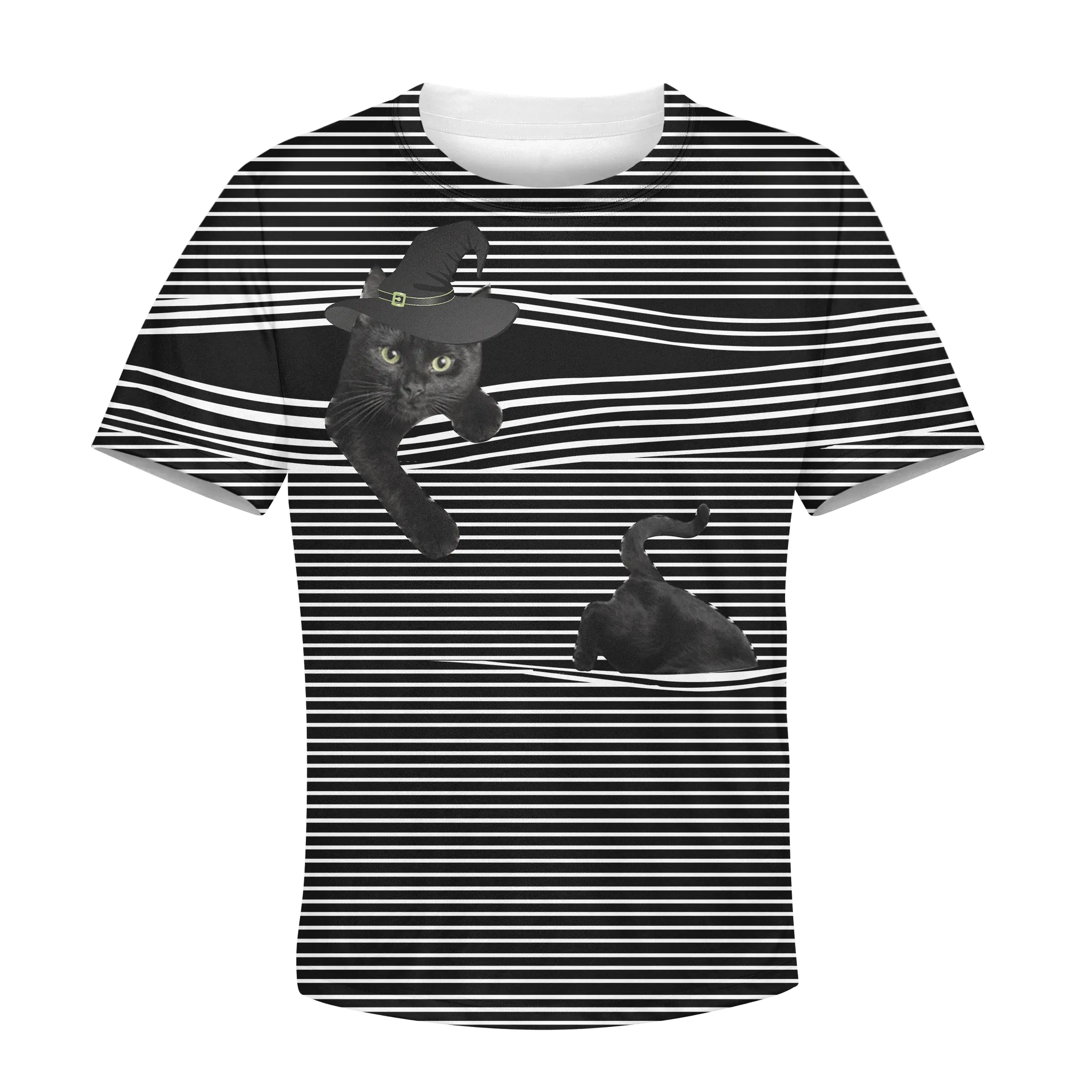 CUTE BLACK CAT Kid Custom Cosplay Hoodies Apparel