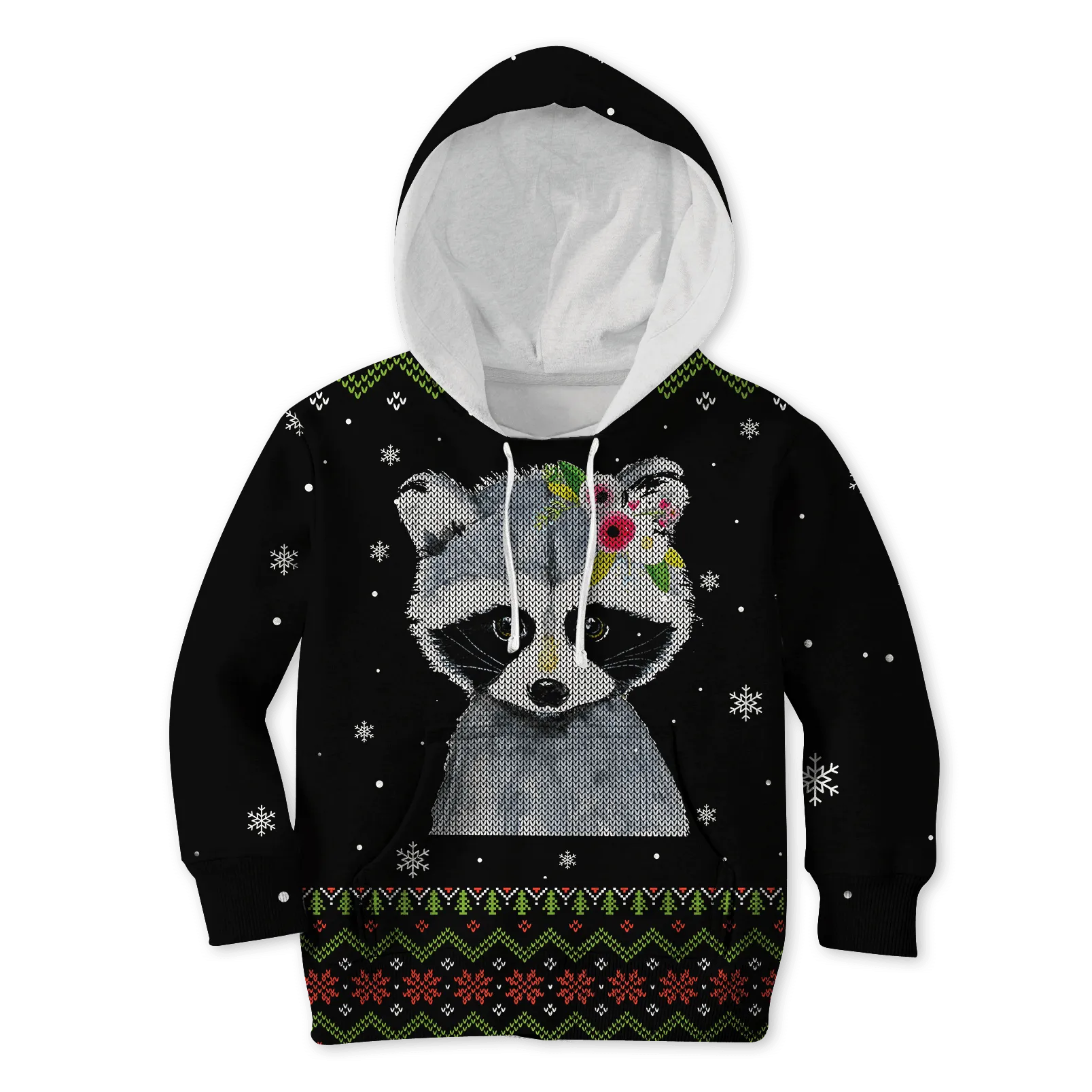 CUTE CATS WITH FLOWERS Kid Custom Cosplay Hoodies Apparel
