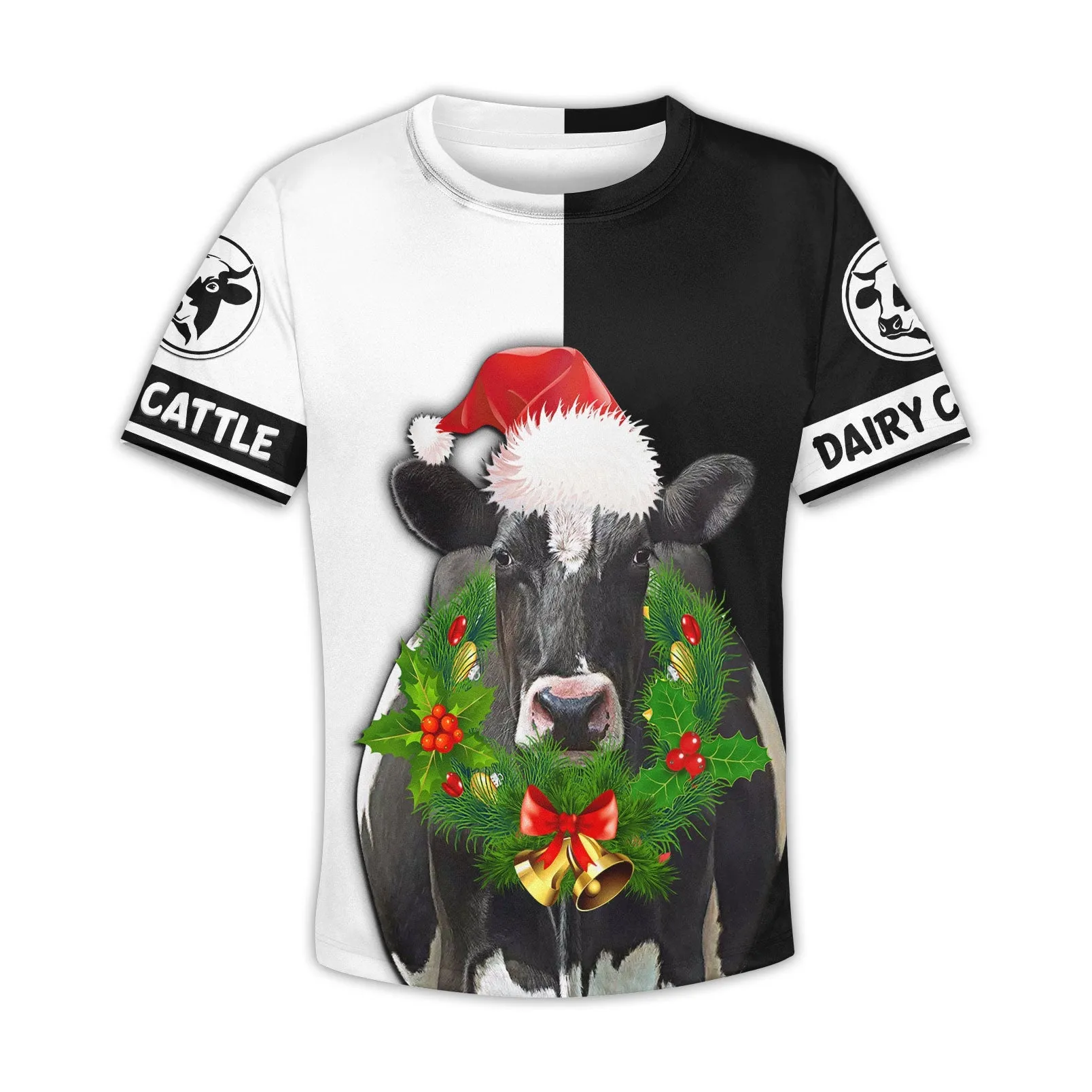 Dairy Cattle 3D Shirts For Kids Hoodie Christmas