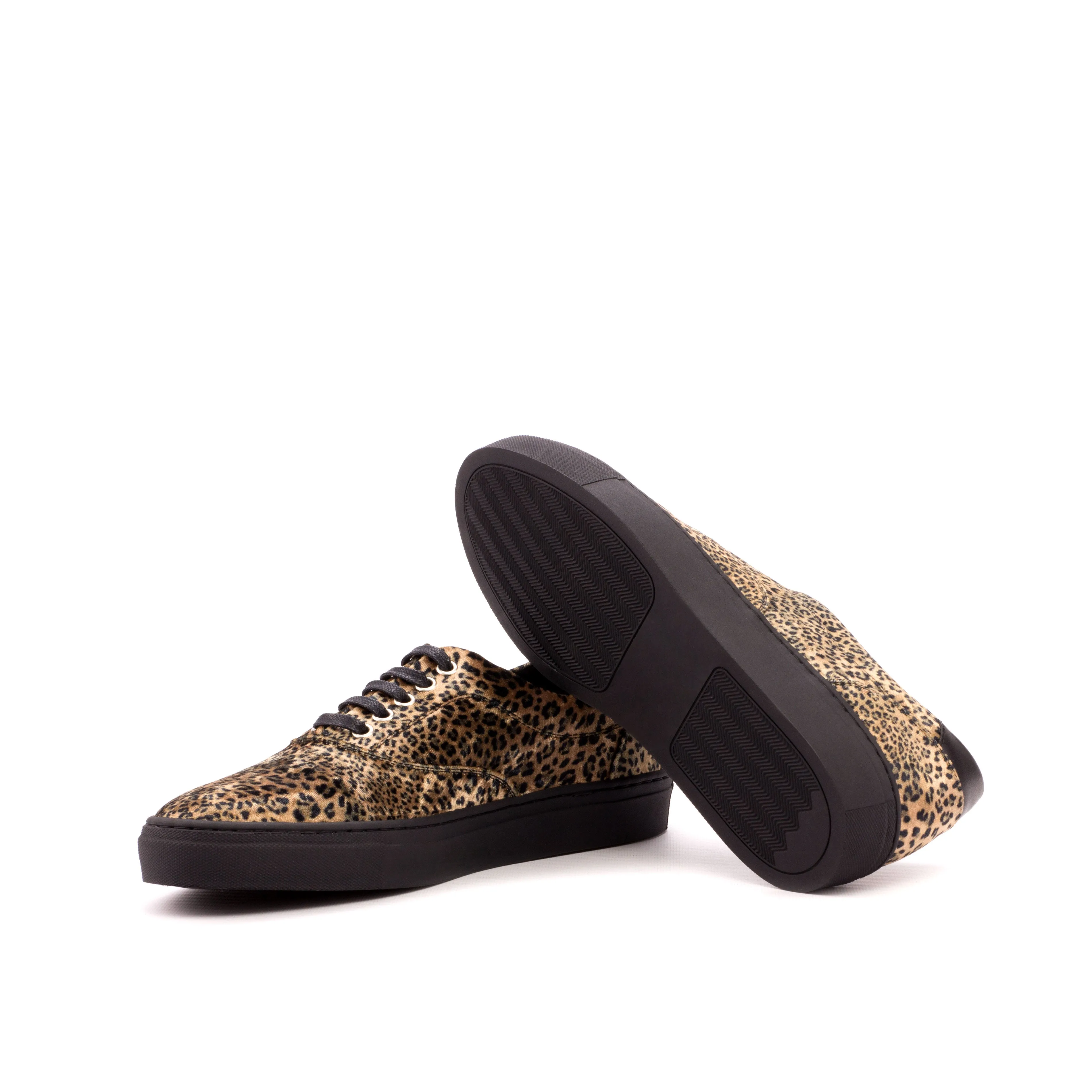DapperFam Riccardo in Leopard Men's Sartorial Top Sider