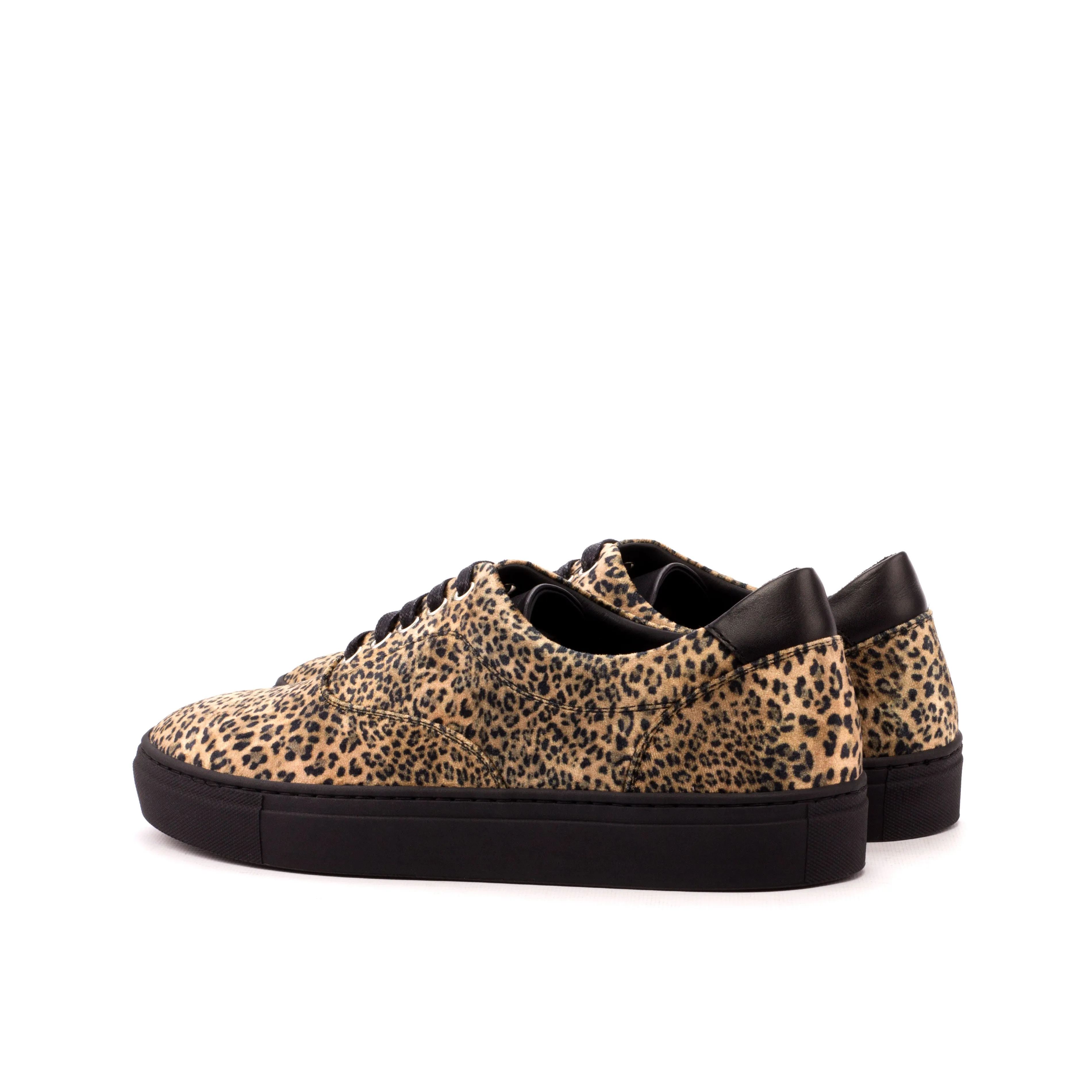 DapperFam Riccardo in Leopard Men's Sartorial Top Sider