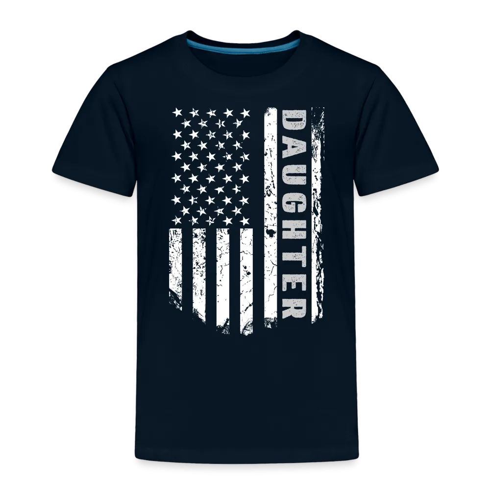 Daughter American Flag Toddler Premium T-Shirt