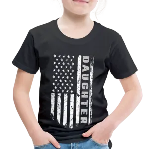 Daughter American Flag Toddler Premium T-Shirt