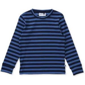 Deluxe Rib Tee - Navy/Blue Stripe