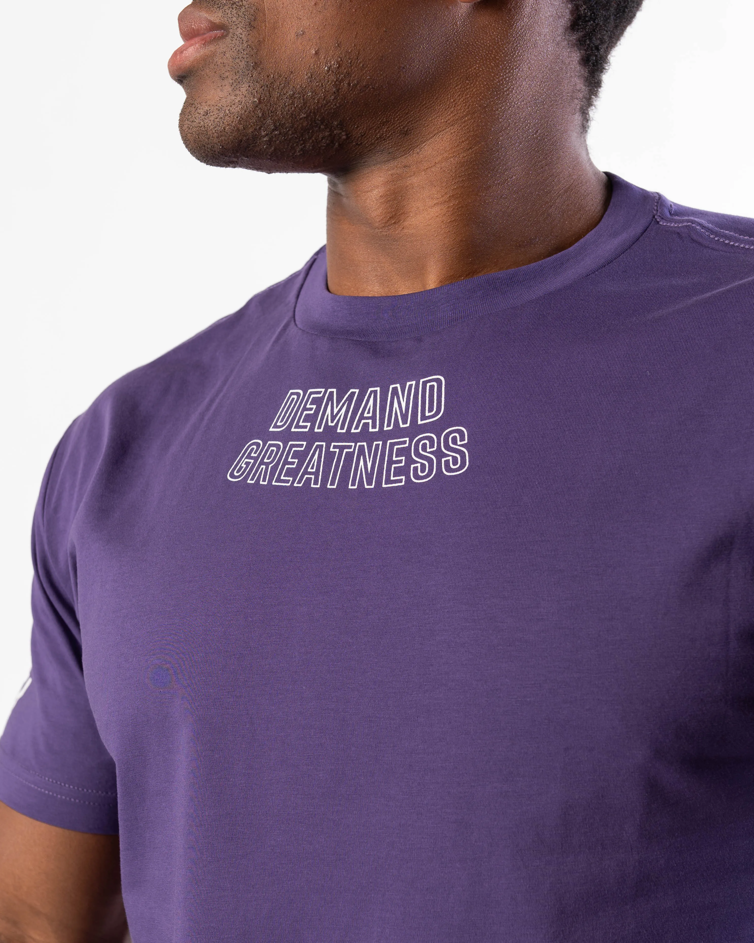 Demand Greatness True-Fit Men's Meet Shirt - IPF Approved - Purple