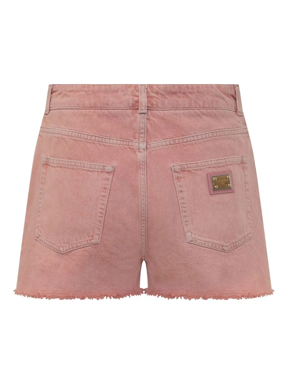 Denim cotton shorts
