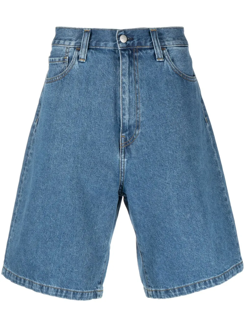 Denim cotton shorts