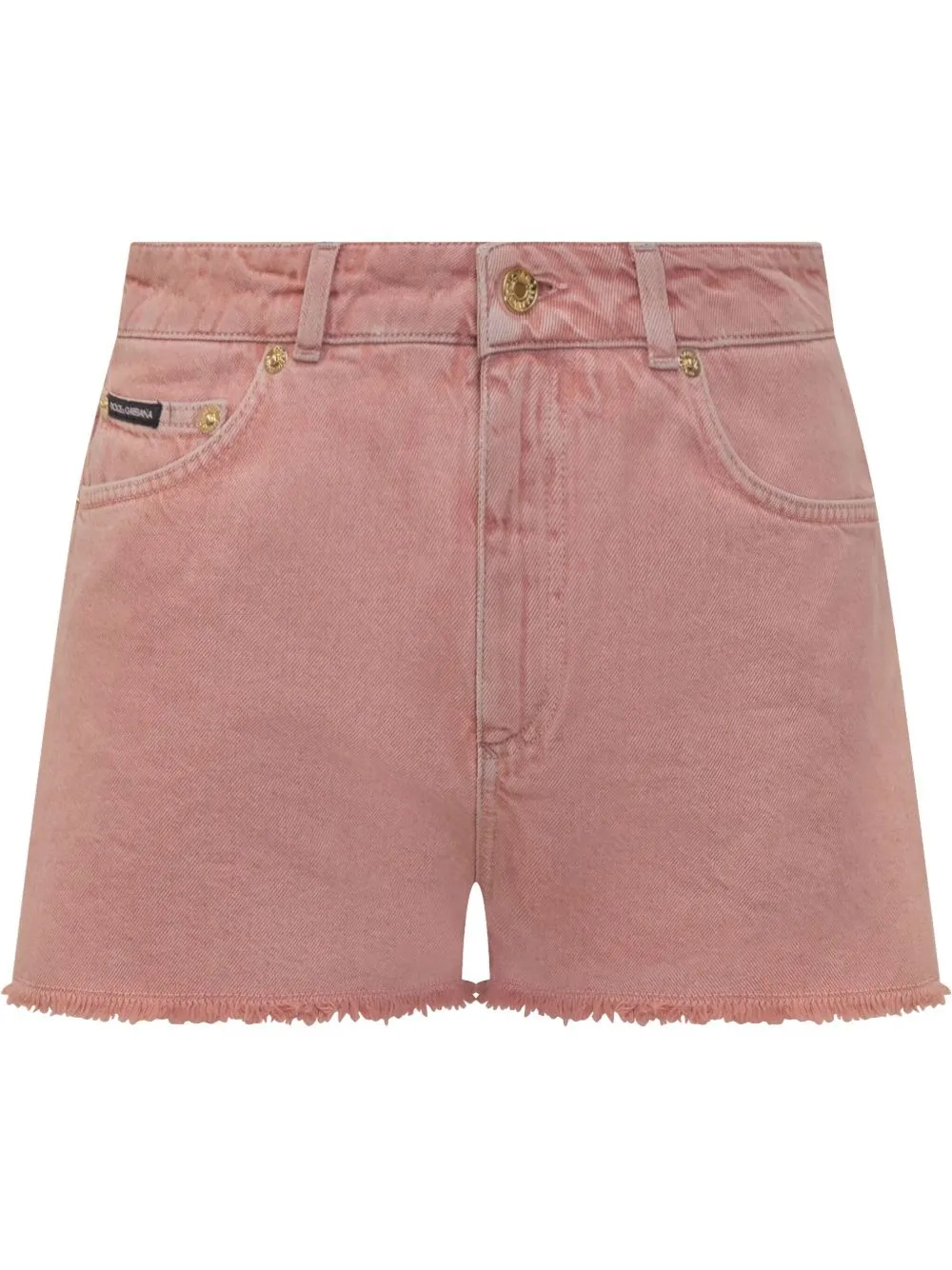 Denim cotton shorts