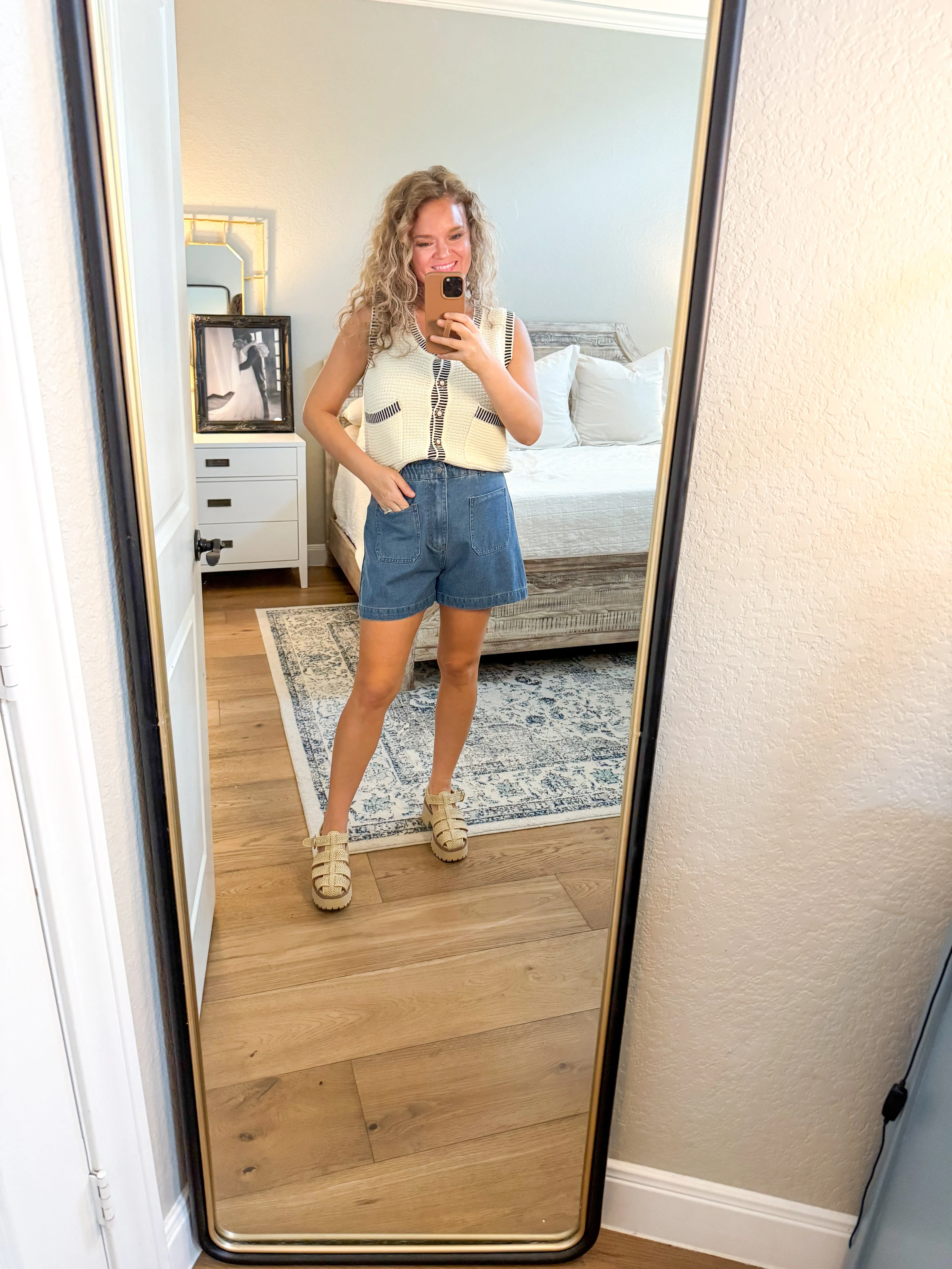 Denim Pocket Shorts