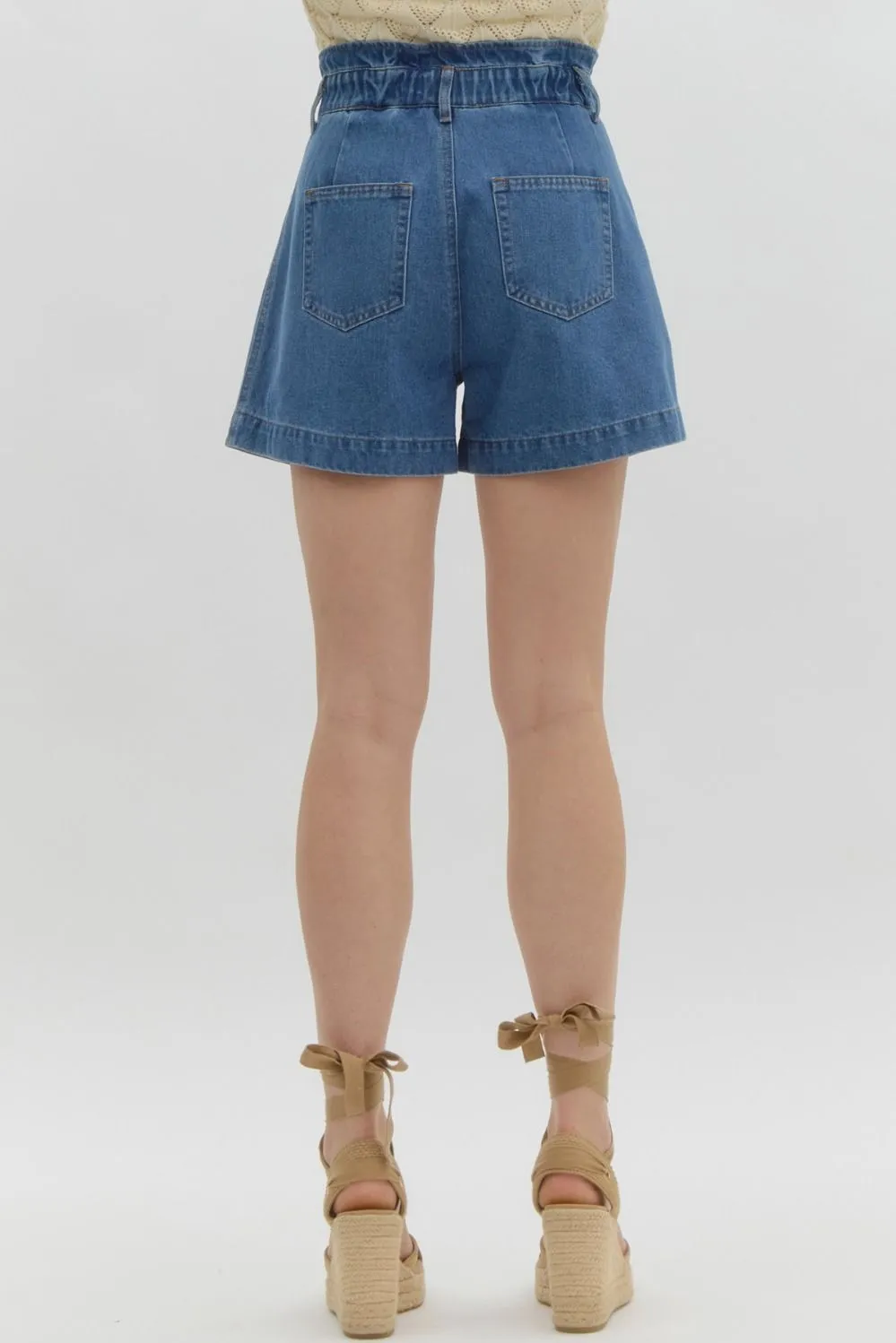 Denim Pocket Shorts