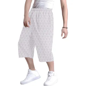 Descendants of the Island Platinum Lavendar Men's All Over Print Baggy Shorts (Model L37)