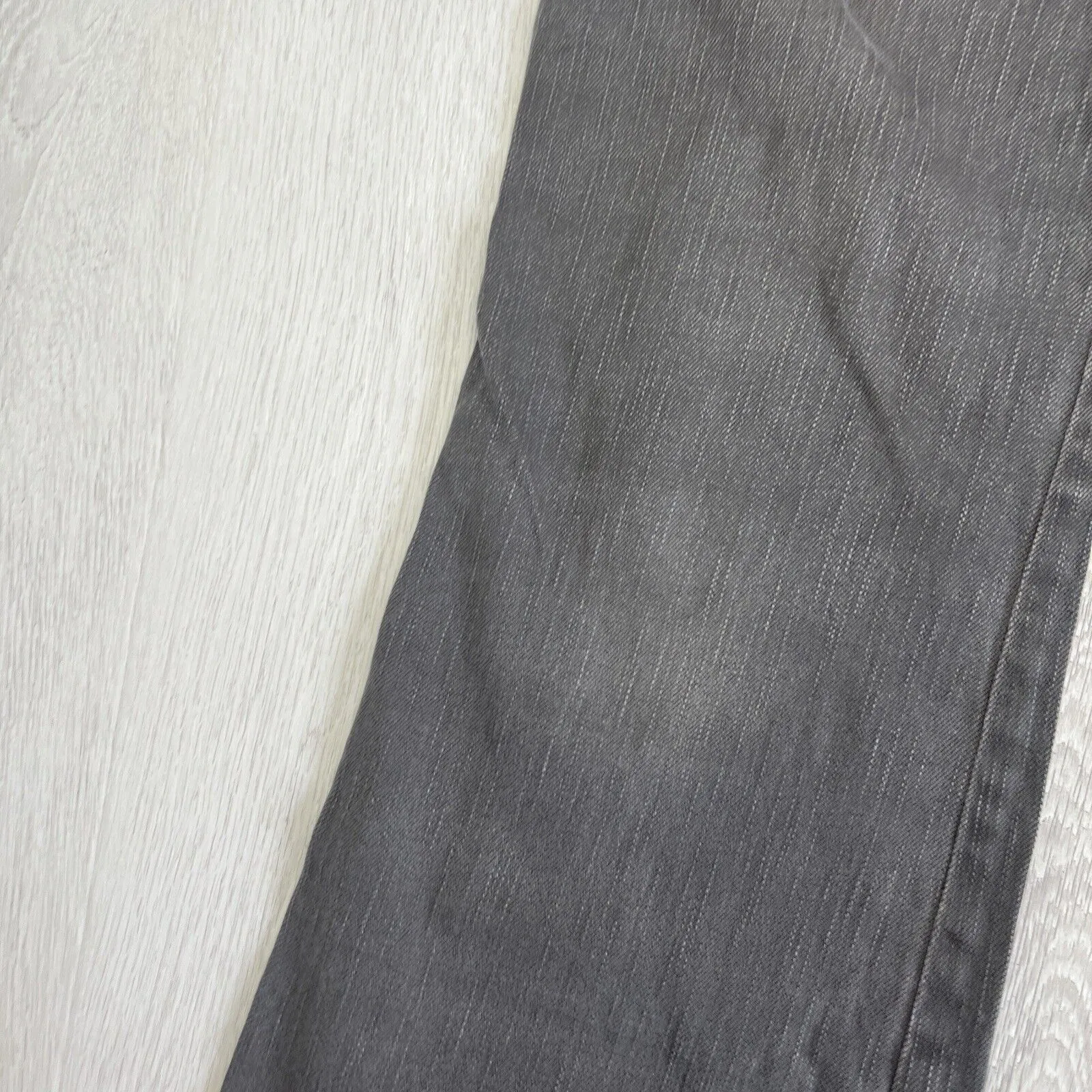 EDC By Esprit Womens Vintage Low Rise Gentle Flair Grey Jeans Size 165/70