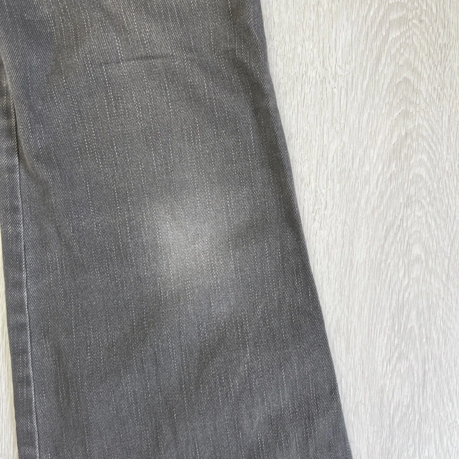 EDC By Esprit Womens Vintage Low Rise Gentle Flair Grey Jeans Size 165/70