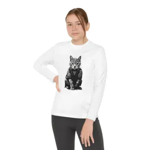 Electrify Style Japanese Samurai Cat Tee for Kids