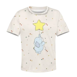 Elephant with star Kid Custom Cosplay Hoodies Apparel