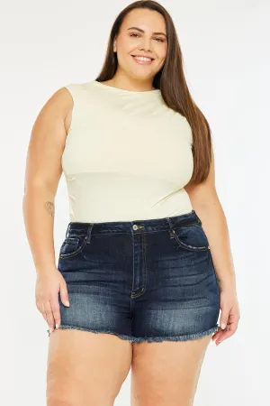 Ellie High Rise Shorts (Plus Size)