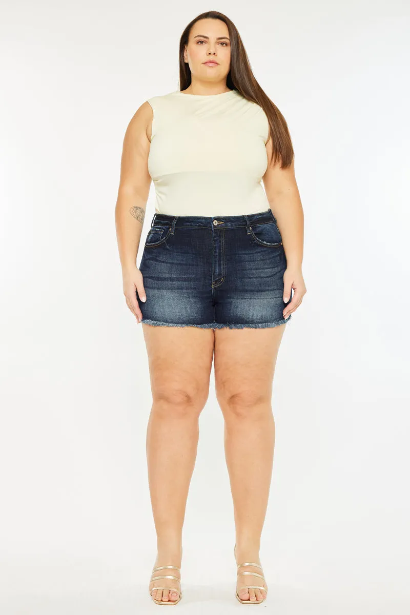 Ellie High Rise Shorts (Plus Size)