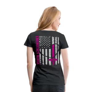 Emergency Nurse Women’s Premium T-Shirt (CK1835 No Front)
