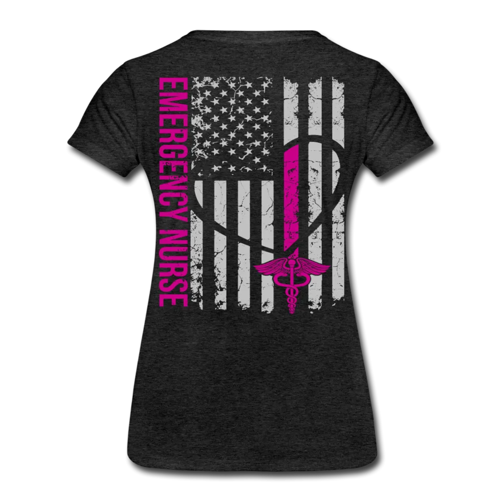Emergency Nurse Women’s Premium T-Shirt (CK1835 No Front)