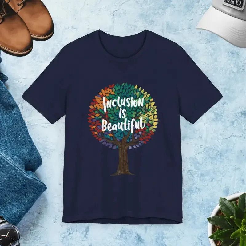 Empower Pride with Inclusion is Beautiful Gay Tee