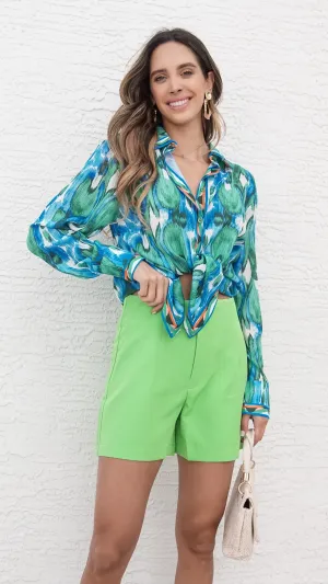 Eva Pleated Shorts