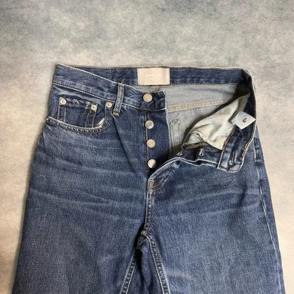 Everlane Jeans Womens Size 24 Regular Fits 26x27 The Cheeky Jean Blue