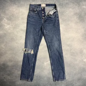 Everlane Jeans Womens Size 24 Regular Fits 26x27 The Cheeky Jean Blue
