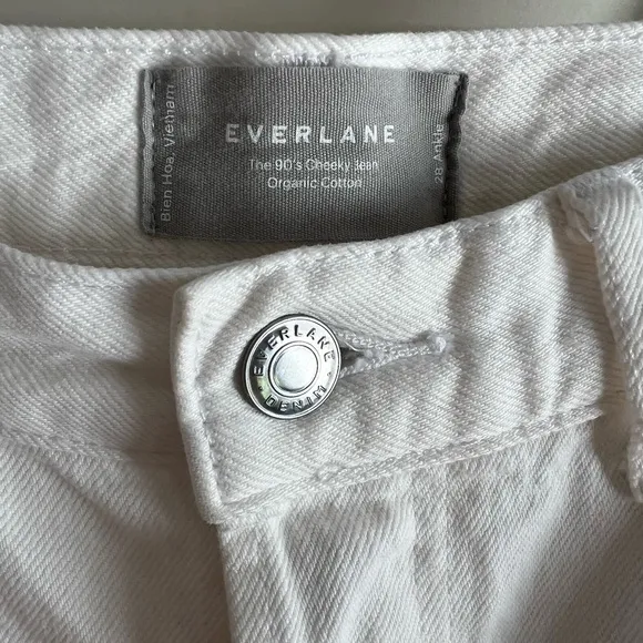 Everlane The 90s Cheeky Jean in White - Limited Edition