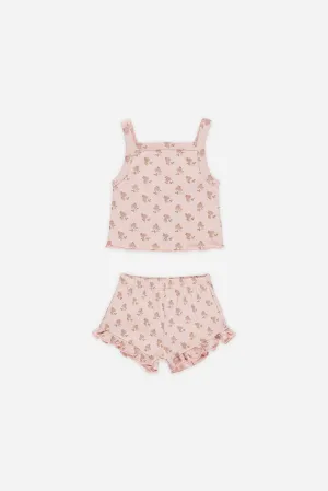 Evie Tank Shortie Set | Roses