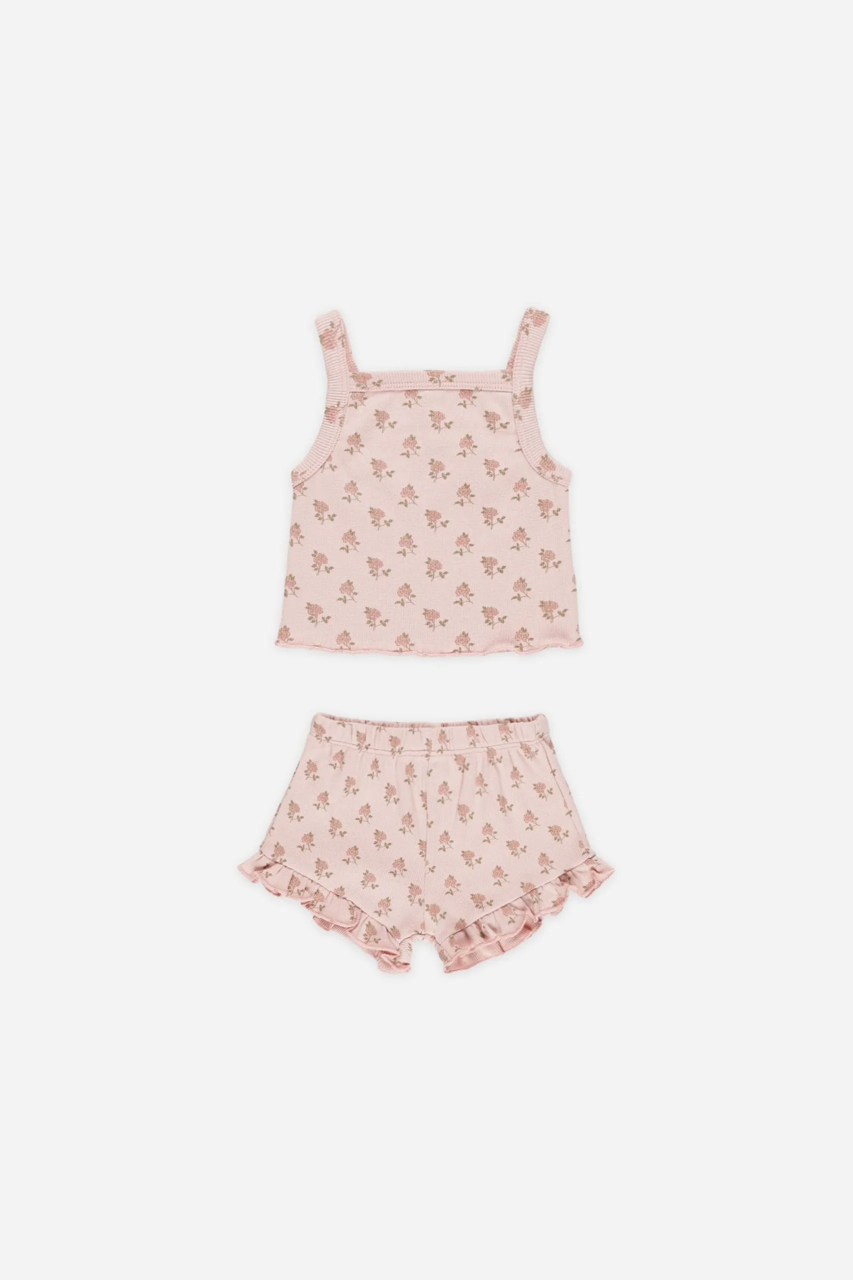 Evie Tank Shortie Set | Roses