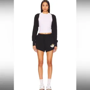 Fiorucci Angel Shorts in True Black Medium