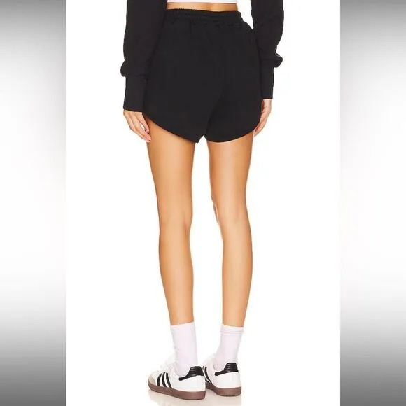 Fiorucci Angel Shorts in True Black Medium