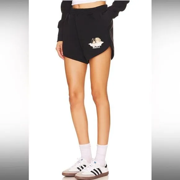 Fiorucci Angel Shorts in True Black Medium