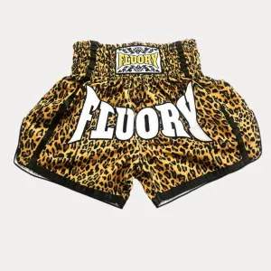 Fluory Leopard Kids Muay Thai Shorts