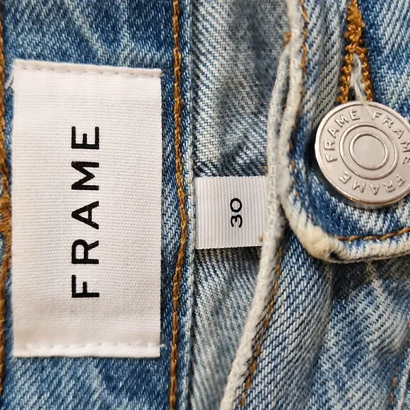 Frame Le Brigette Distressed Denim Shorts