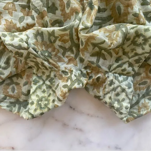 Free People x Kinga Csilla Block Print Shorts Size X-Small