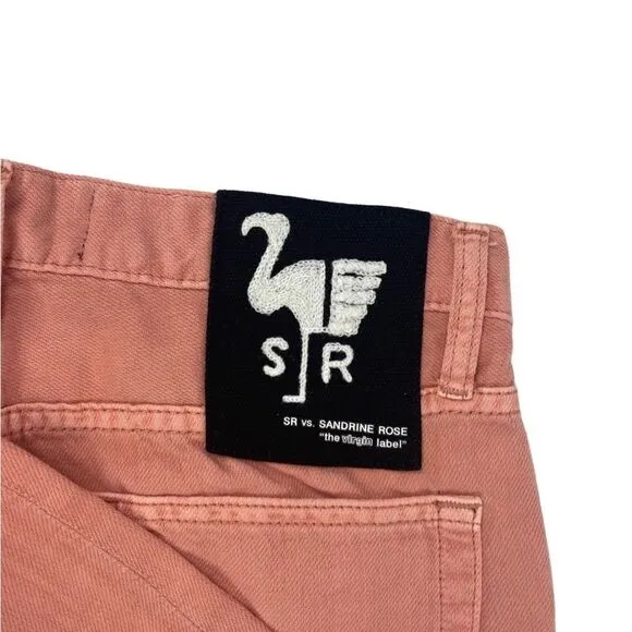 Free People x Sandrine Rose Women’s Pink ( Petal ) Jean Shorts Size 25