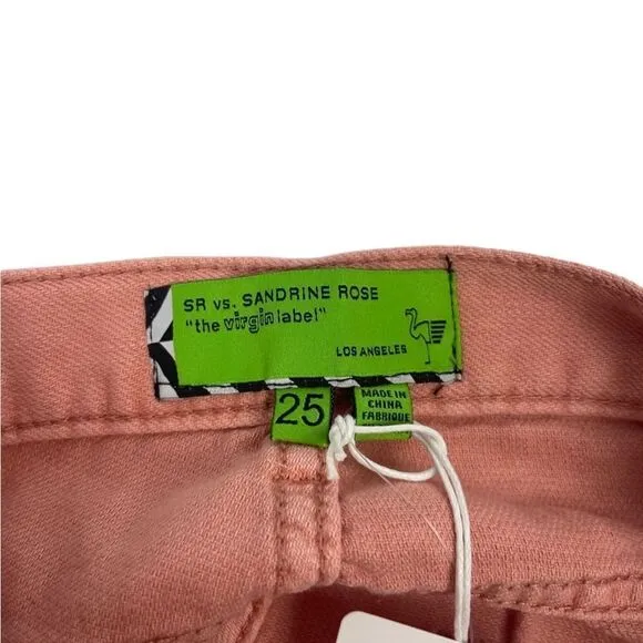 Free People x Sandrine Rose Women’s Pink ( Petal ) Jean Shorts Size 25