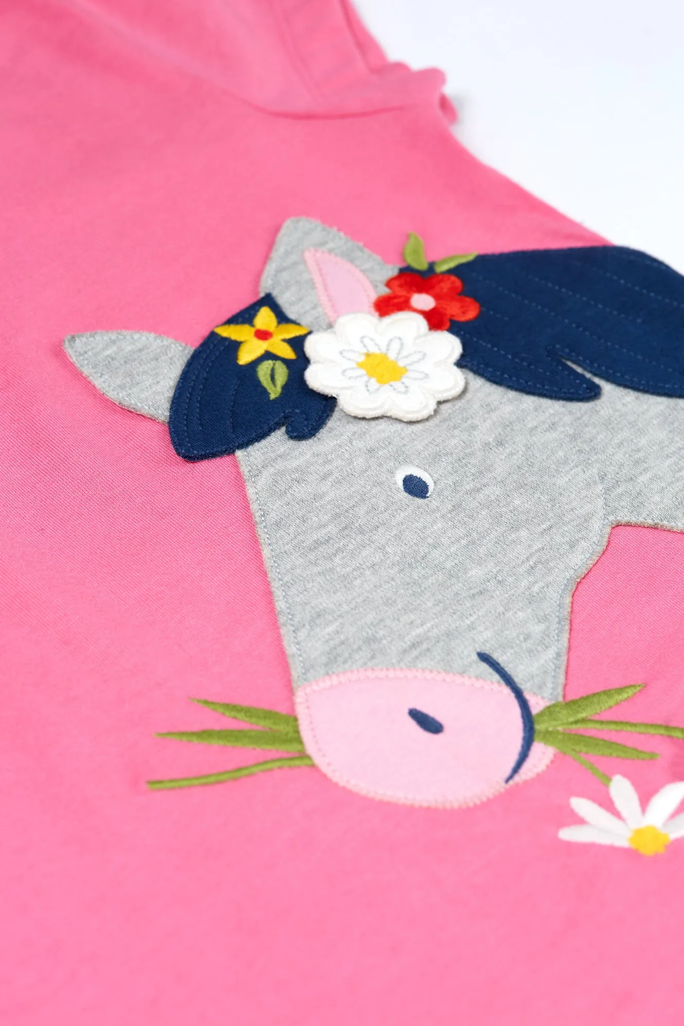 Frugi Elise Pink Horse T-Shirt Kq1pi