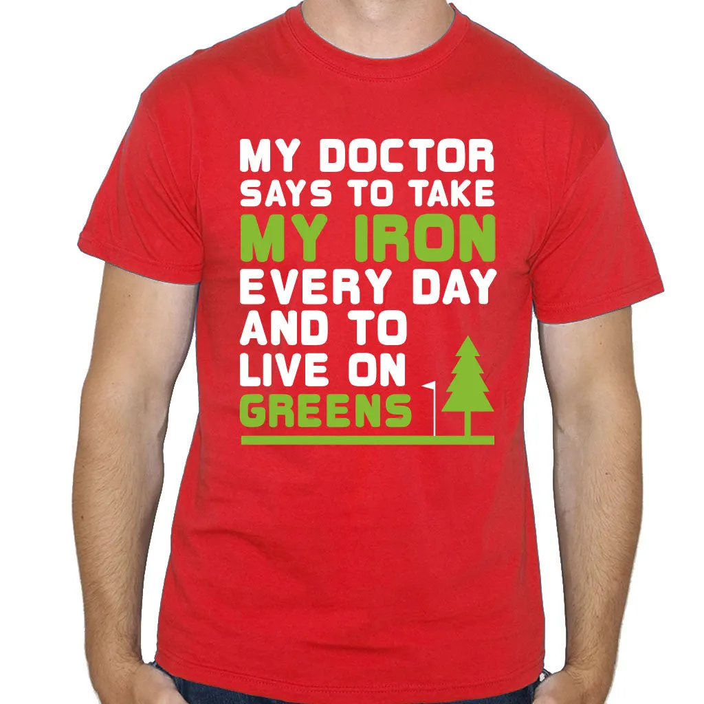 Funny Take My Iron Golf T-Shirt