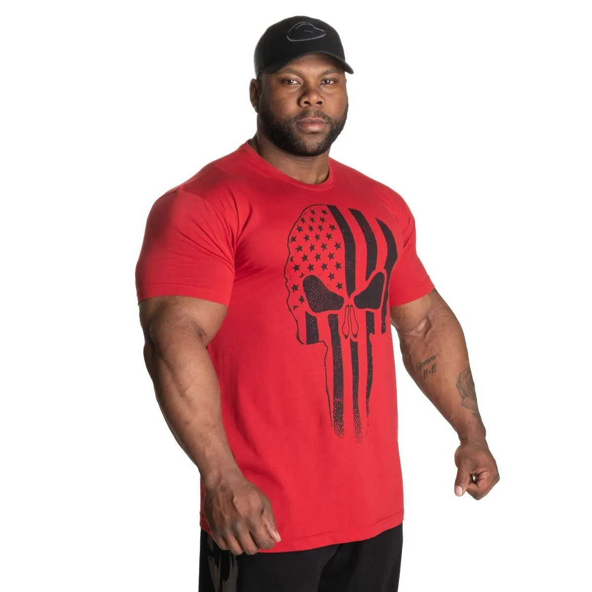 GASP Skull Standard Tee - Chilli Red