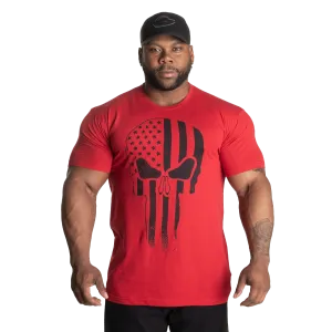 GASP Skull Standard Tee - Chilli Red