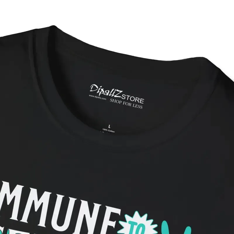 Germ Fighting Unisex Tee for Immune to Germs and Drama